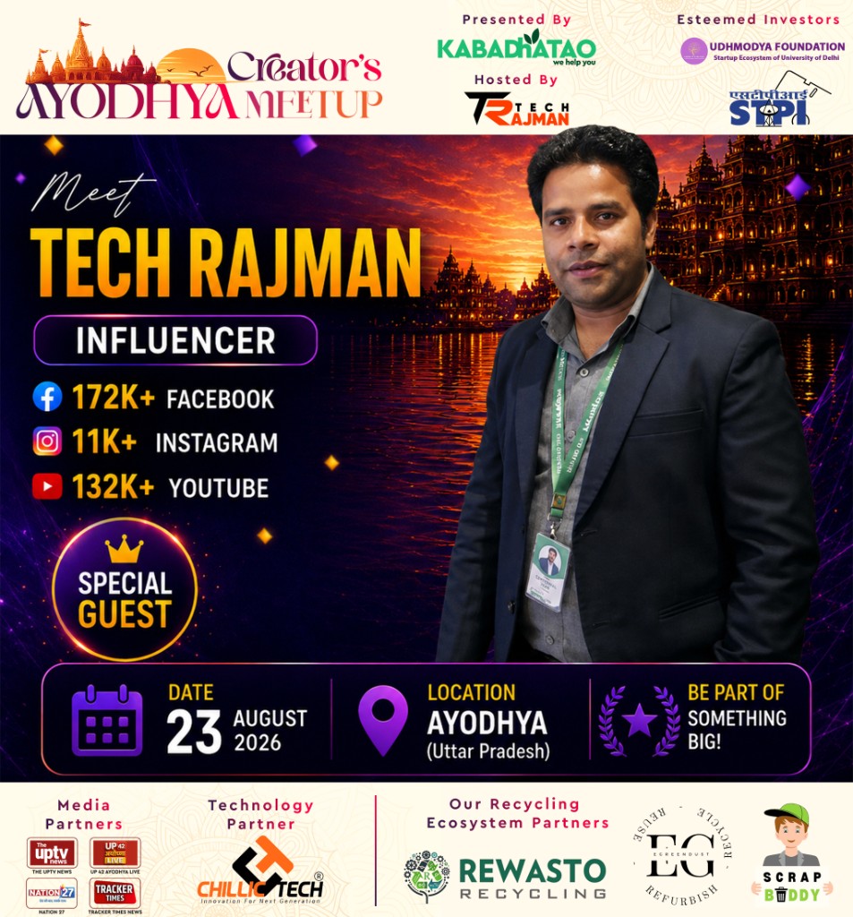 Tech Rajman — Creator's Ayodhya Meetup special guest
