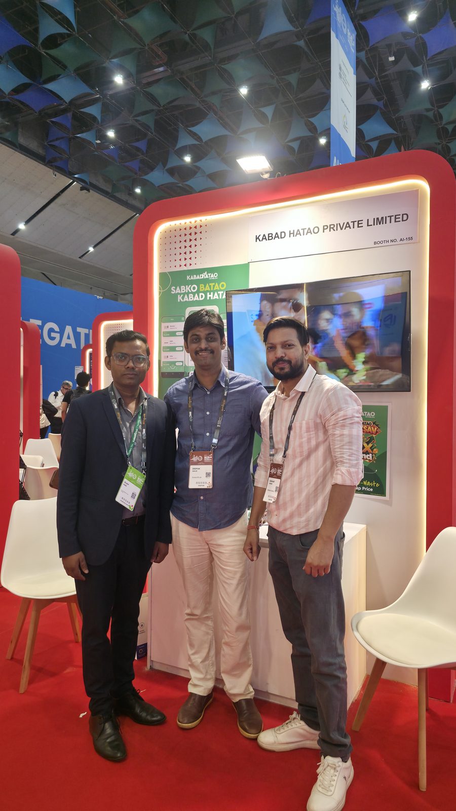 The stall crew during IMC day 2.